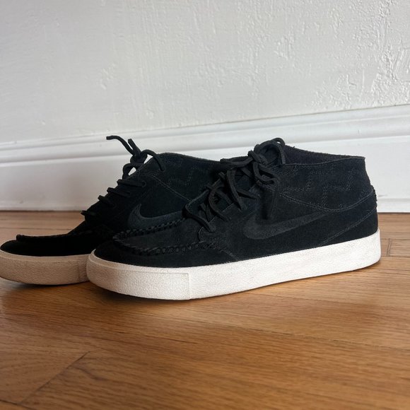 Nike Sb Zoom Stefan Janoski Crafted MID Black - Picture 2 of 9